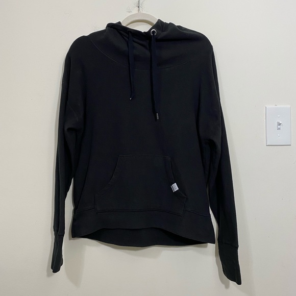 Victoria’s Secret VSX Sport Women's Size Small Black Fleece Sweatshirt Hooded - Picture 2 of 9